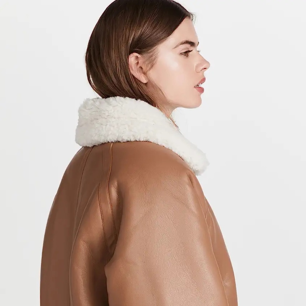 STAND STUDIO Rind Sherpa Jacket $795 - Picture 6 of 7